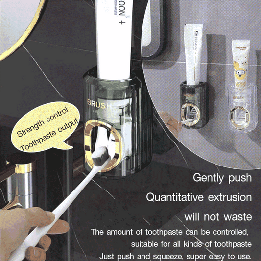 Light luxury toothpaste squeezer dispenser