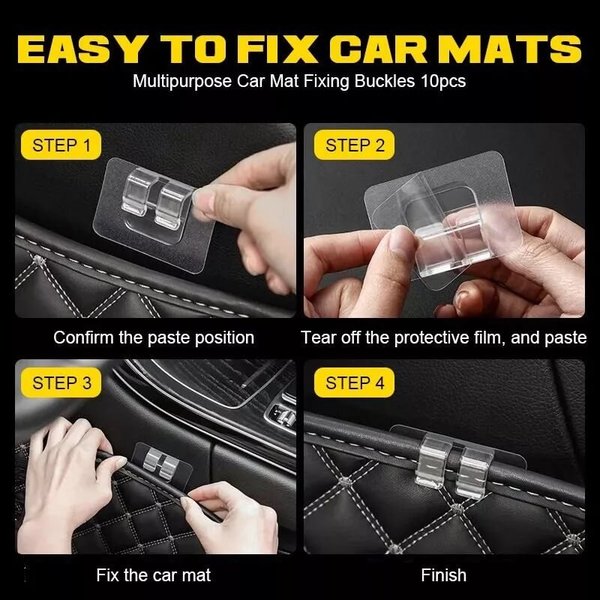 š MULTIPURPOSE CAR MAT FIXING BUCKLES āØ20PCS