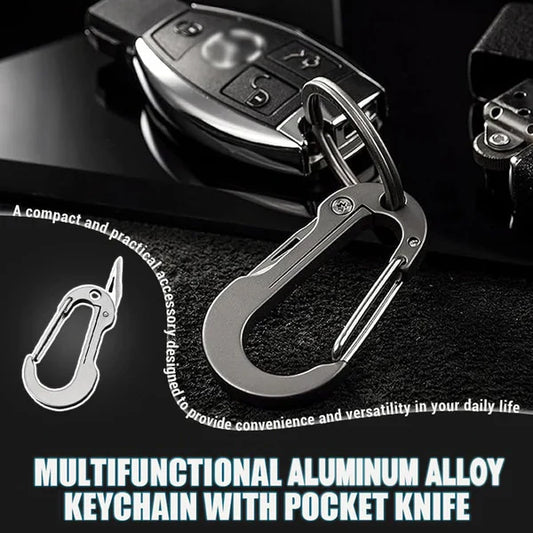Multifunctional 7075 Aluminum Alloy Keychain