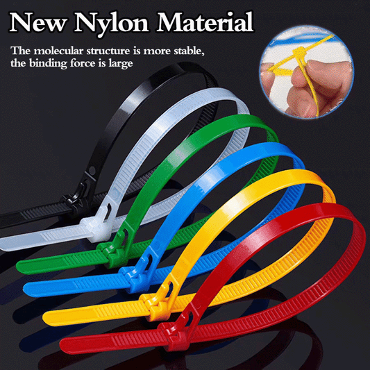Premium Nylon Cable Wire Ties (🔥50Pcs/Set)
